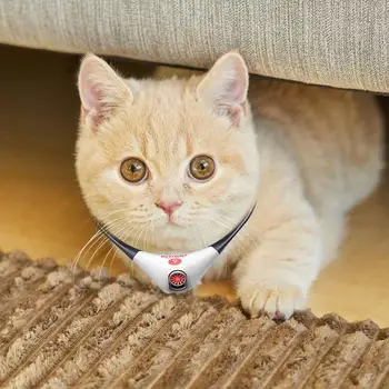Wearable Electronic Collar Wearable Toy For Cats And Dogs Soft Training Chaser Interactive Toy Electric Smart Amusing Collar For 3