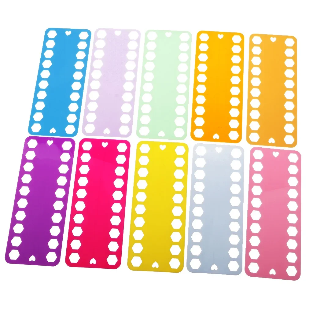 

Embroidery Thread Board Organizer Sorter Cross Stitch Thread Plate Sewing Tools Accessories - 10 Pieces