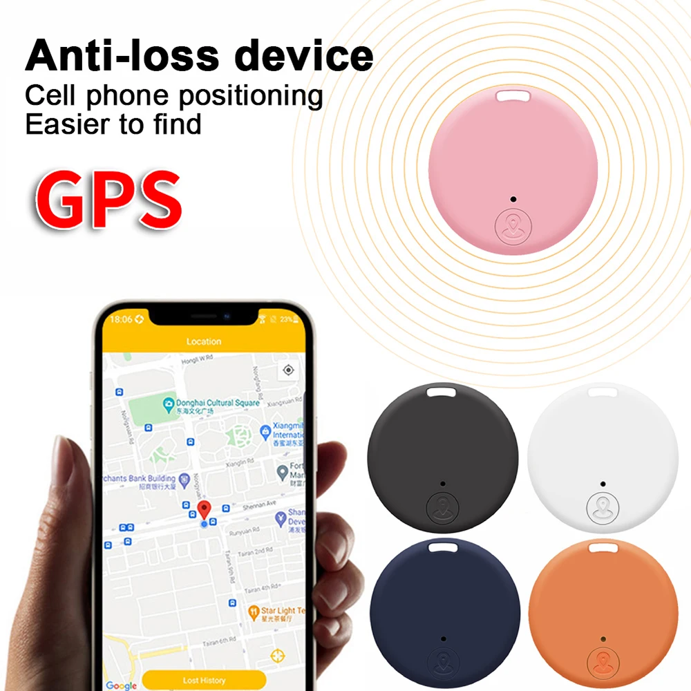 Compact Bluetooth GPS Tracker - Smart Anti-Loss Device for Keys, Luggage, Pets, Kids, Bags, and Wallets