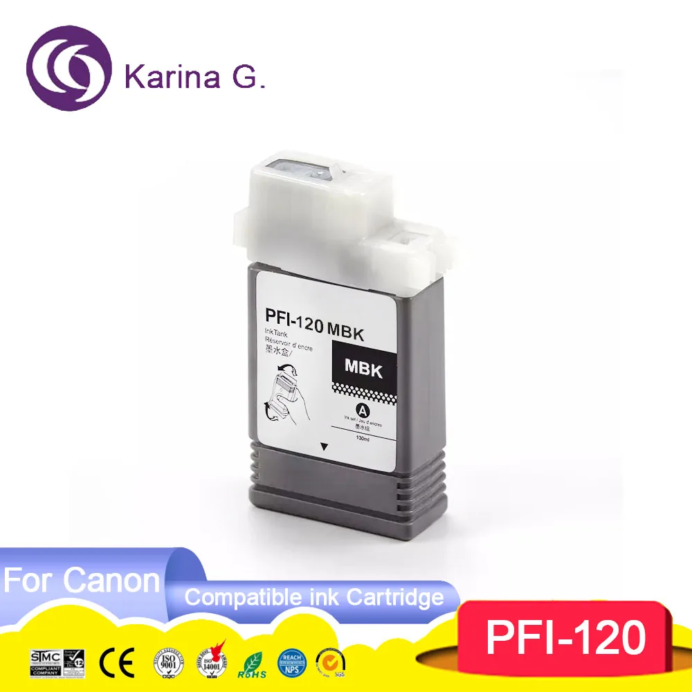 Compatible Ink cartridge for PFI120 PFI-120 Suit for imagePROGRAF iPF TM-200/iP