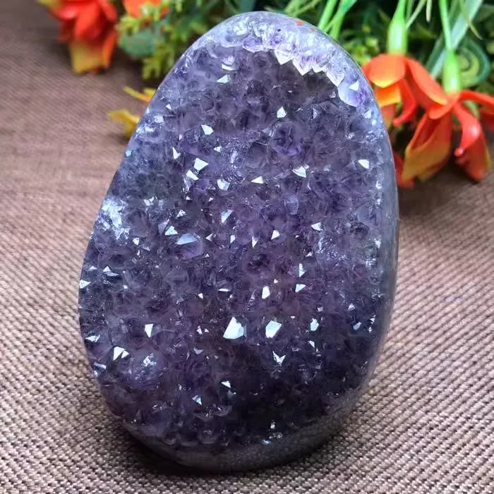 Natural Crystal Cluster Amethyst Stone Geode Raw Quartz Minerals Real Uruguay Home Decoration Spiritual Chakra Reiki 4