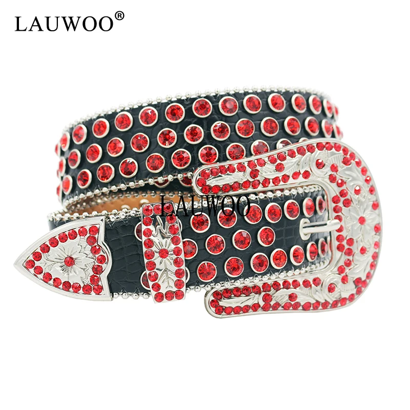 belts Luxury Strap Belts Men Women Rhinestones Belt For Jean Western Cowgirl Cowboy Crystal Pin Buckle Fashion Diamond Studded Belt elastic belt for men Belts