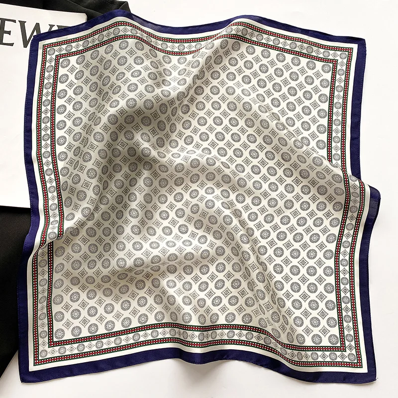 100% Silk Bandana Scarf – Luxury Square Neckerchief