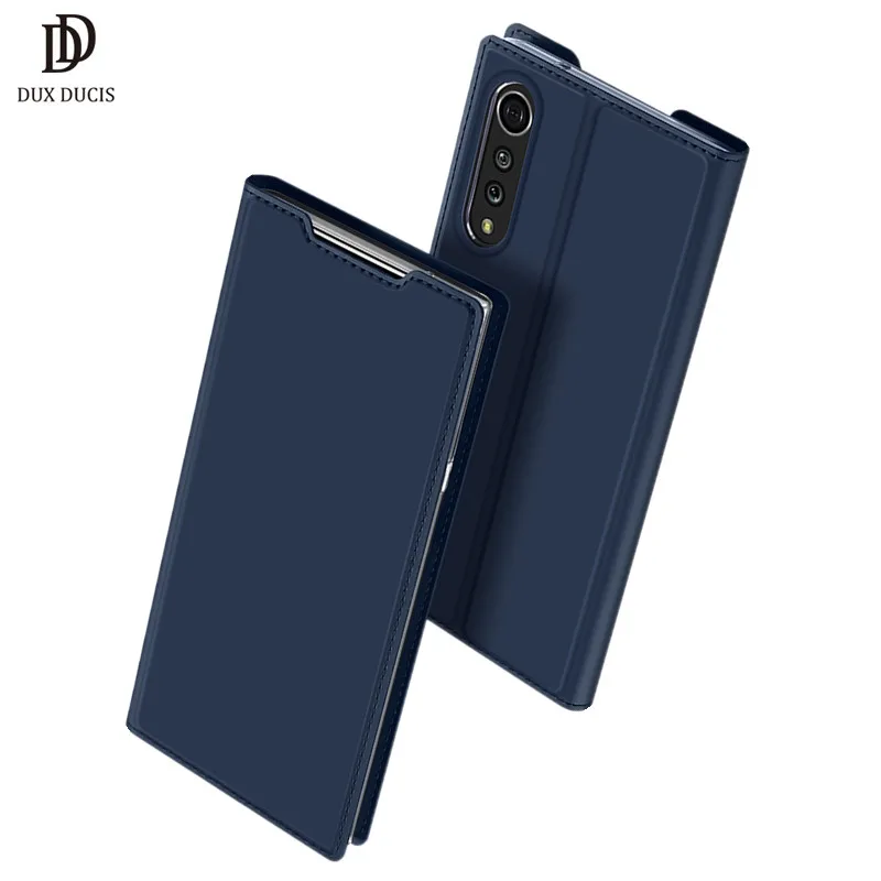 

DUX DUCIS Skin Pro Series Flip Wallet Leather Case for LG Velvet 5G Case LM-G900N LM-G900EM Cover with Card Slot Accessories