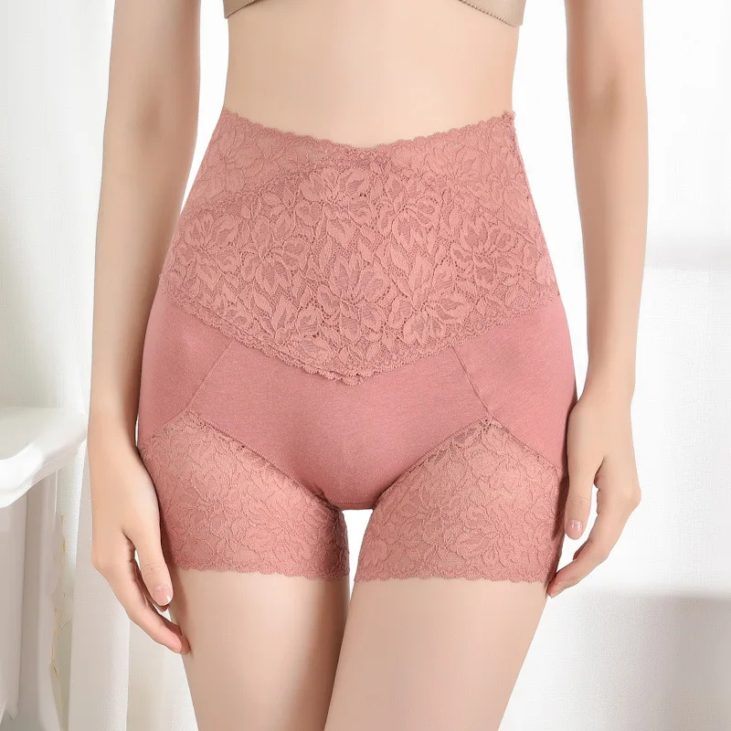 Women Seamless Safety Shorts Lace Anti-Chafing Under Skirt