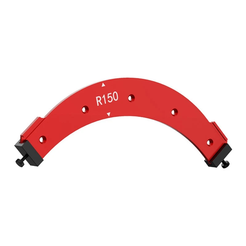 ABMR-Inner/Outer Corner Large Arc Mold Electric Router Slotting Template Woodworking Curved Angle Chamfering Template Tools