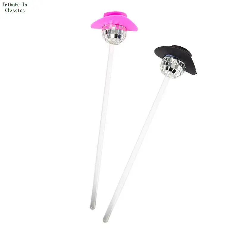Disco Ball Stirrers Cocktail Sticks Fruit Sticks Reusable Drink Picks Martini Picks Toothpicks for Drinks Home Party Decor Favor
