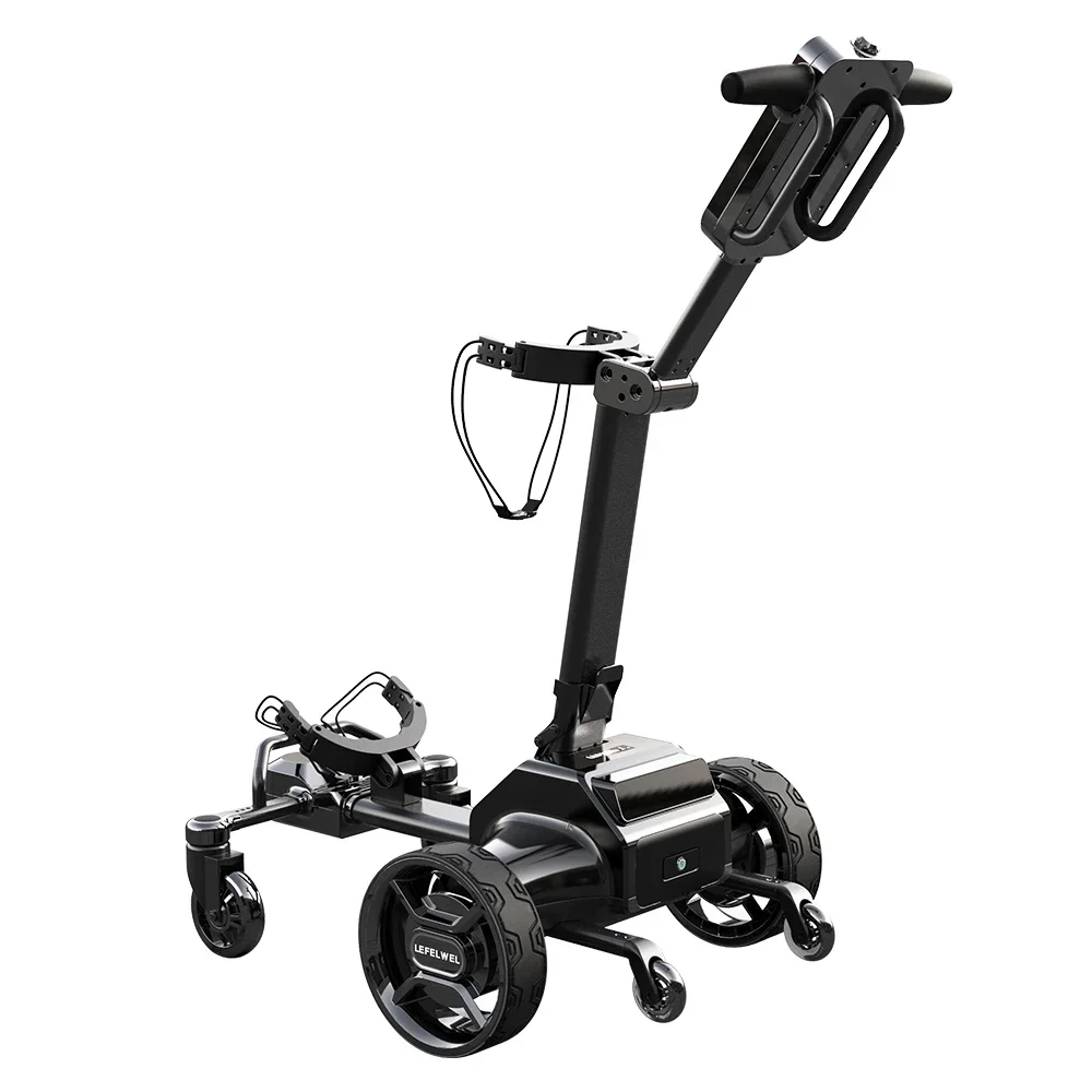 Manufacturers Selling Smart Fellow me golf bag trolleys 6 Wheels aluminum Golf Trolley Electric