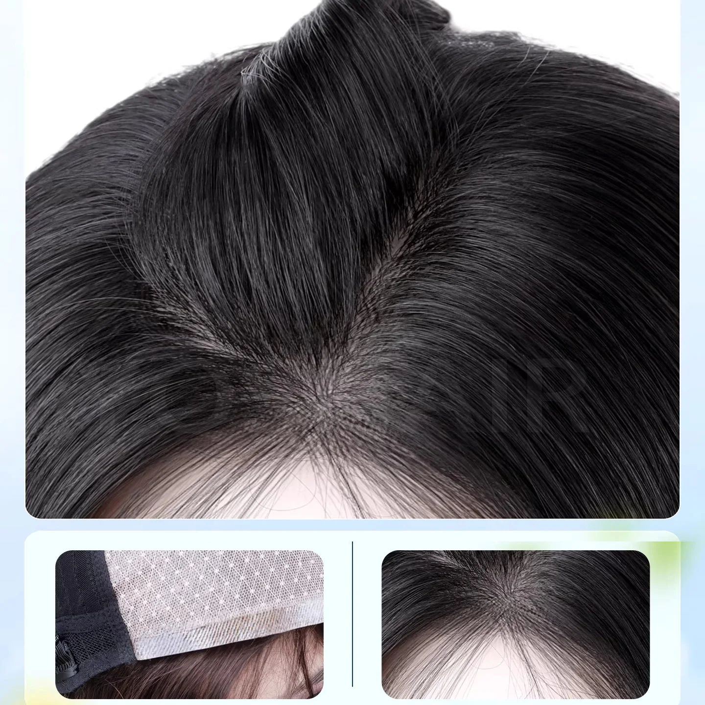 브라질산 레미 헤어 실크 베이스 풀 레이스 가발, 실키 스트레이트 실크 탑, 프리 플러킹 180%, 자연스럽고 내구성 있는 브라운  2가지 색상
