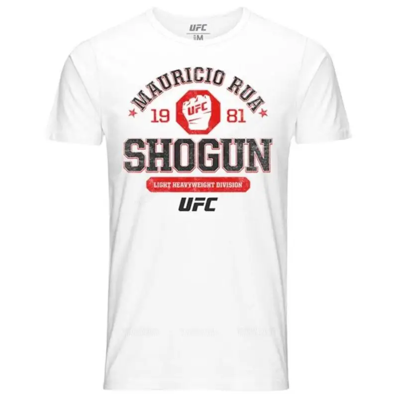 

Summer fashion short sleeve cotton t-shirt Mauricio Rua T Shirt Adult o-neck tee shirt vintage print tees top graphic t shirts