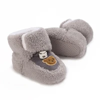 Winter Snow Baby Boots Cute Bear Warm Booties For Kids Soft Infant Newborn Toddler Baby Girls Boys Shoes Preschool Walking Shoes 3