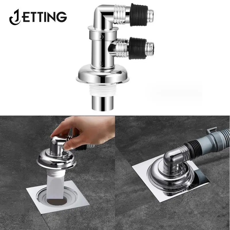 

1pcs Washing Machine Floor Drain Special Connectors Drain Pipe Sewer Deodorant Anti-Overflow Water Device Bathroom Floor Drain