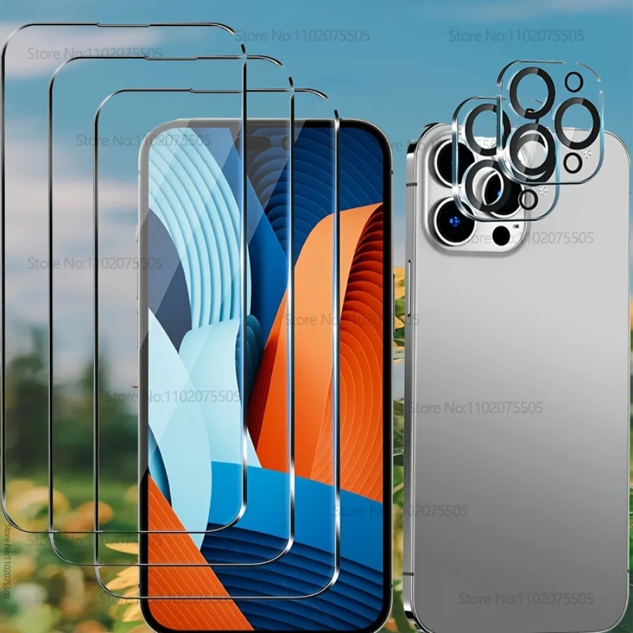 

Закаленное стекло с полным покрытием для IPhone 13 11 12 14 Pro Max XS X XR, защитные пленки для экрана IPhone 7 8 Plus XR