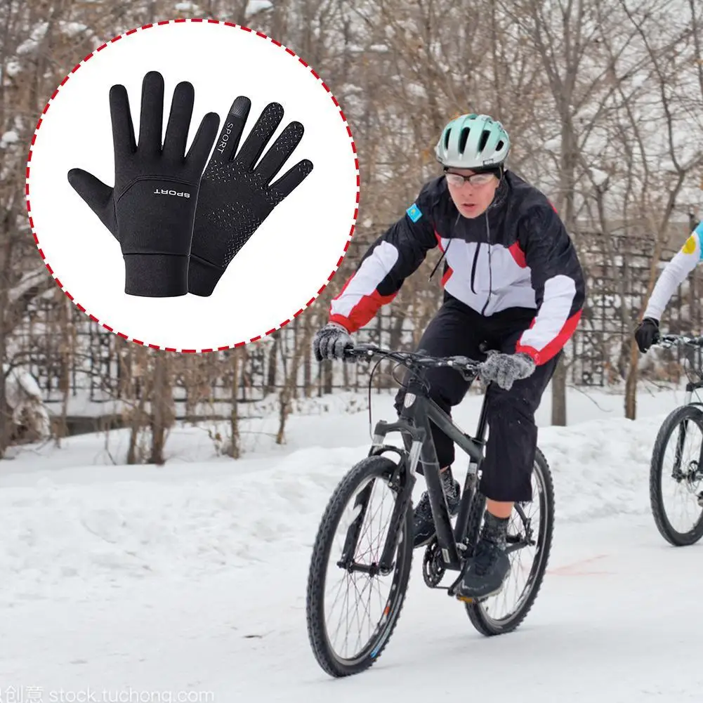Football Gloves Waterproof Thermal Grip Outfield Cycling Player Bicycle Field Bike Sports Sports Outdoor Guantes  ﻿ 2