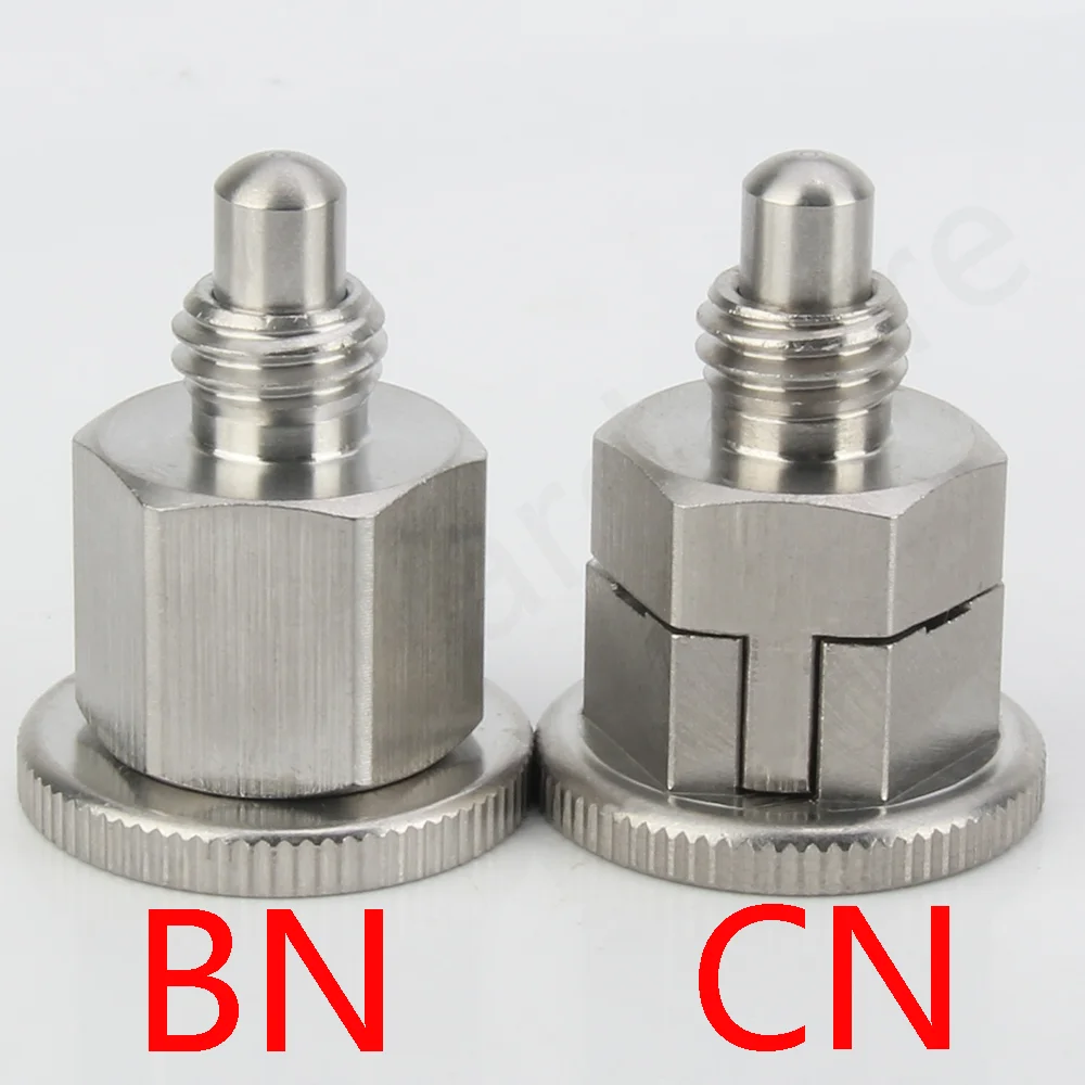 QX213 Self-locking Knob Plunger Fixed Position Dowel Locking Spring Screw Mini Type All Stainless Steel Indexing Plungers