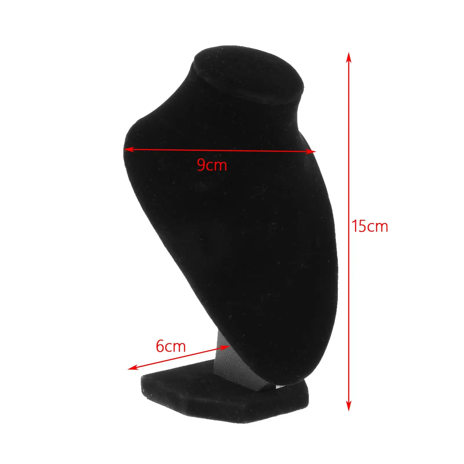 3D Necklace Display Jewelry Model Jewellery Stand Bust Showcase for Bedroom