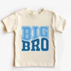BIG SIS/LIL SIS Print Retro Kids T-shirt Short Sleeve Round Neck Casual Tee Top Sister Brother Retro Family Matching Outfits 5