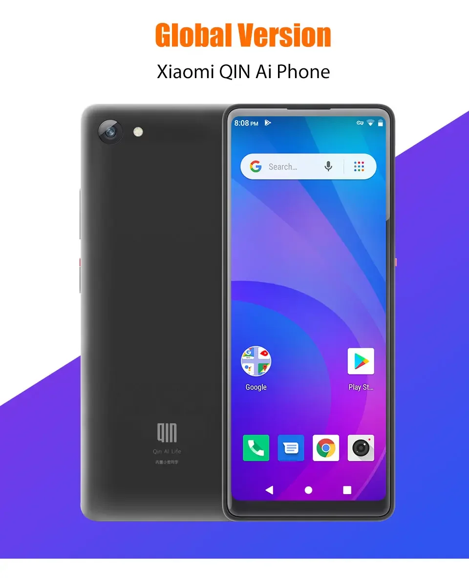 Xiaomi Qin 2 pro 2GB/64GB ブラック Global Version QIN 2 Pro Full Screen Phone 4G Network With