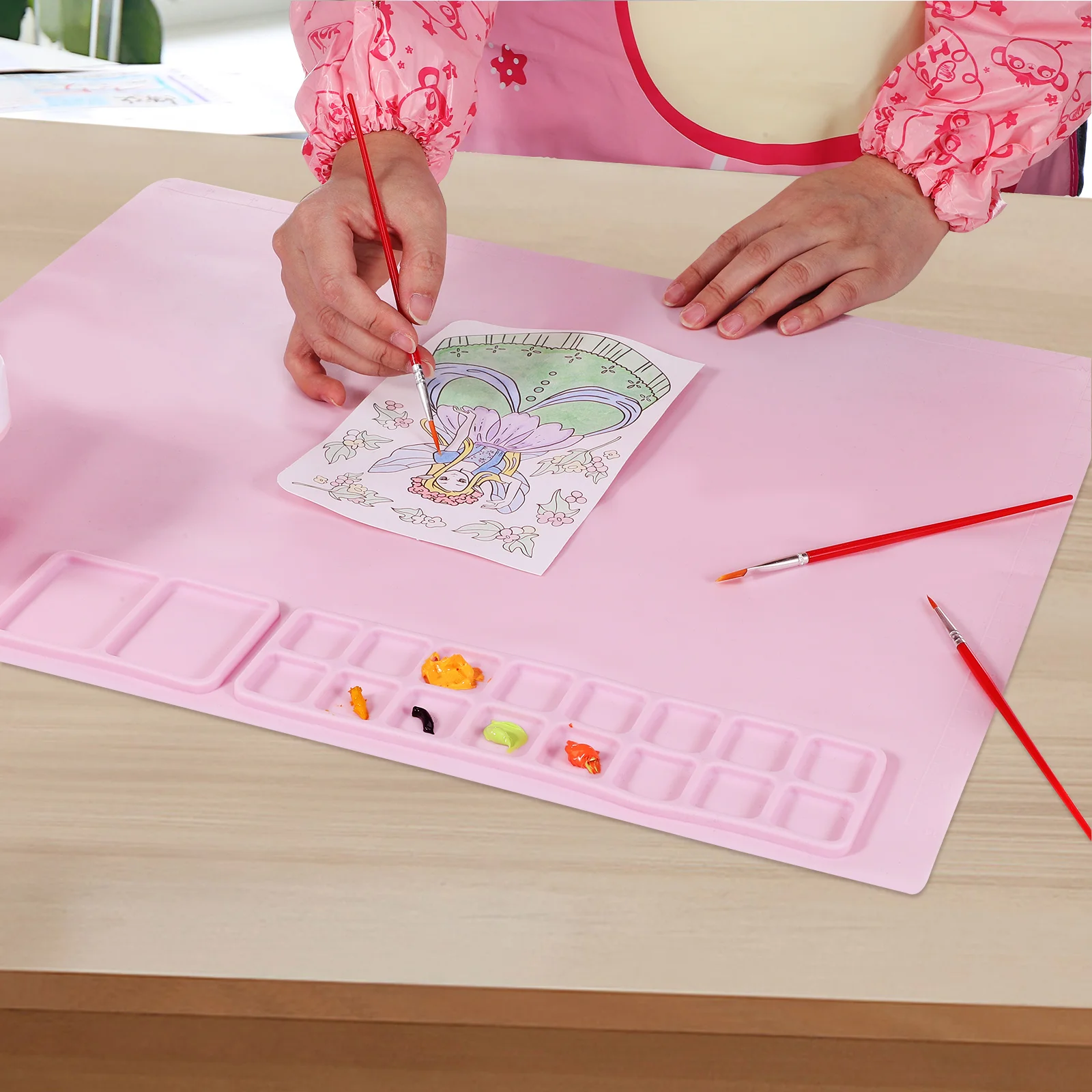 Other Supplies Silicone Drawing Mat Child Mats for Kids Silica Gel Coloring