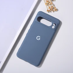 Premium Liquid Silicone Protective Case - Shockproof Cover for Pixel 9 Pro (Grey)