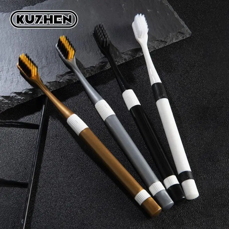 Bamboo Charcoal Ultra-Fine Soft Bristle Toothbrush Set - Eco-Friendly Oral Care