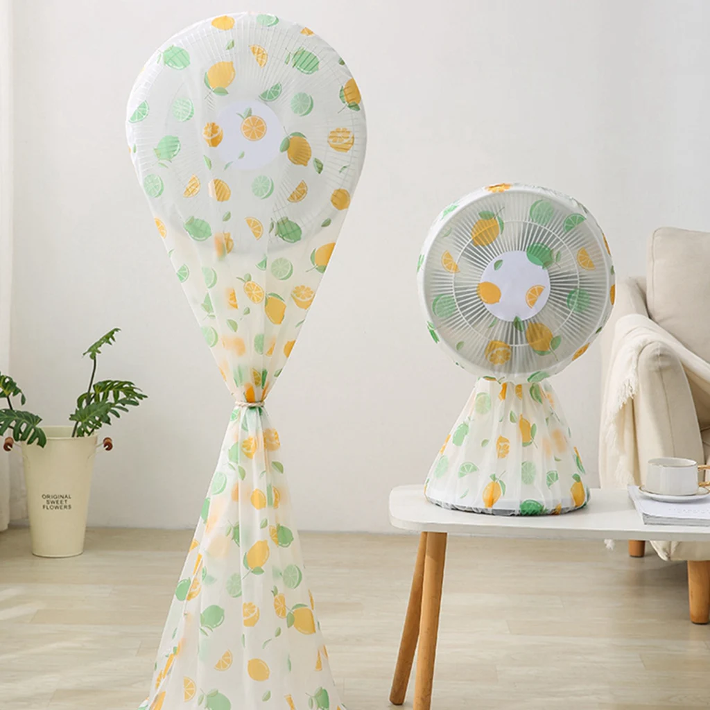PEVA Waterproof Fan Dust Cover Fan Cover Dustproof Stand Protective Safety Stand Protective