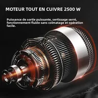 Machine à poinçonner électrique LZ-22 220V/50HZ, outils hydrauliques pour barres en fer, cuivre, aluminium et autres matériaux métalliques, construction en acier 4