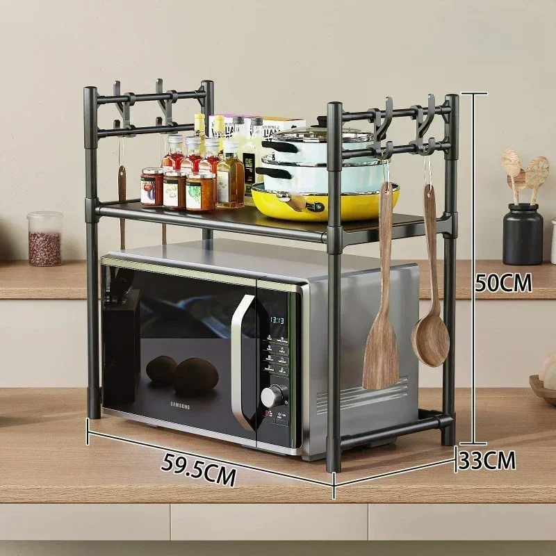 New Kitchen microwave rack Countertop seasoning oven rack Oven Seasoning storage rack Multi-layer storage rack 5