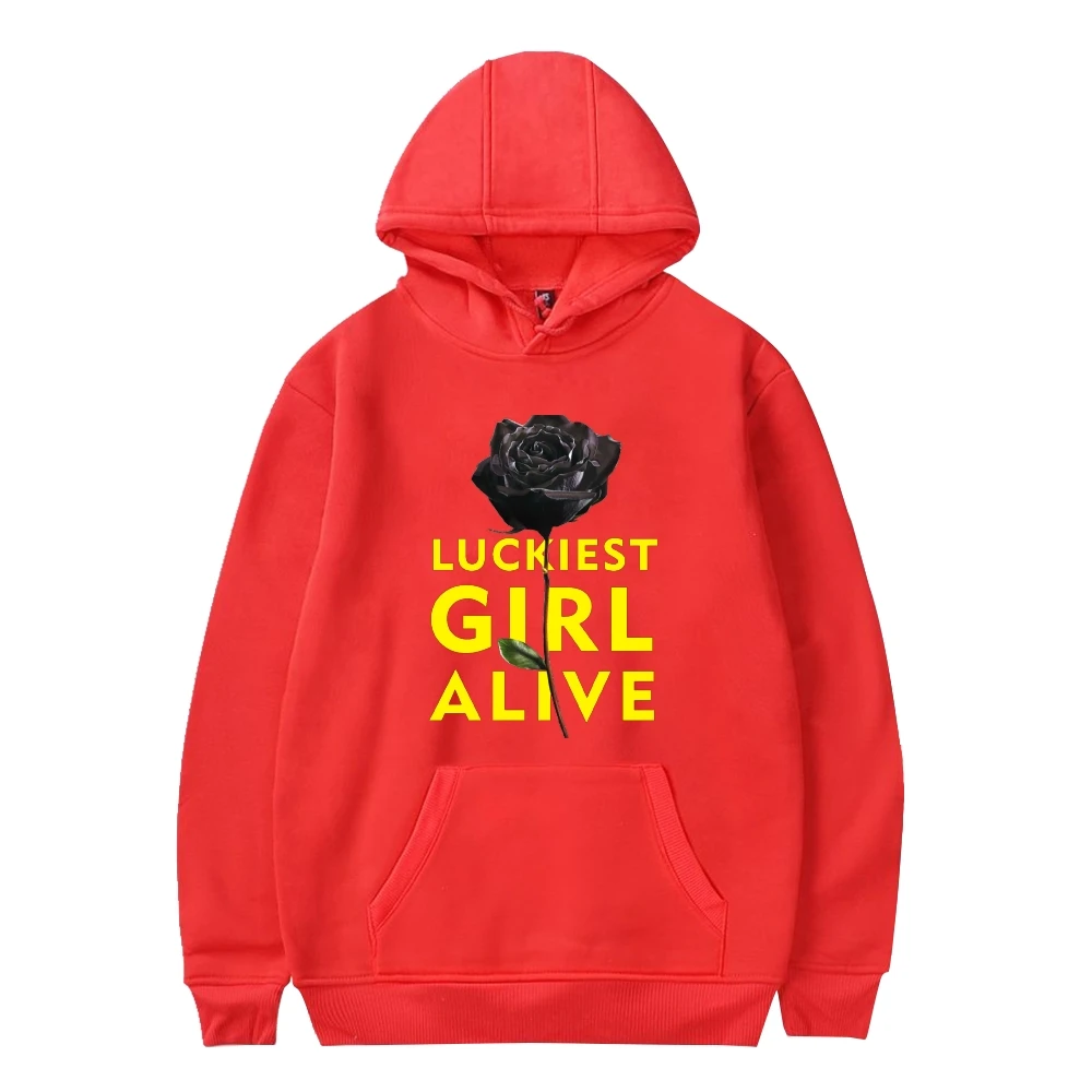 Luckiest Girl Alive Hoodie New Movie Long Sleeve Sweatshirt Men Women Hooded Pullover Casual Style Unisex Clothes