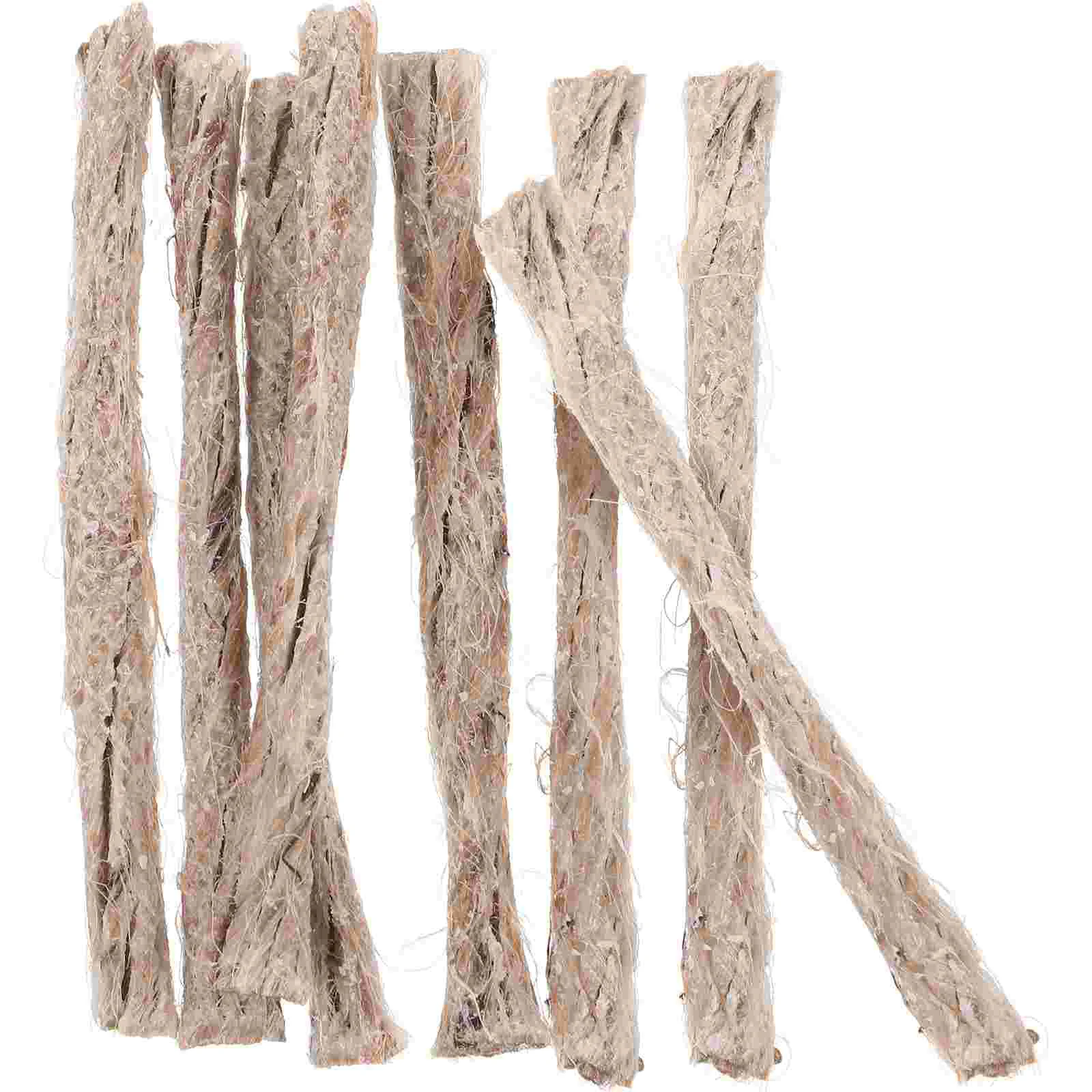 

10pcs Outdoor Rope Igniters Convenient Camping Fire Lighters Portable Fire Ropes Camping Supplies