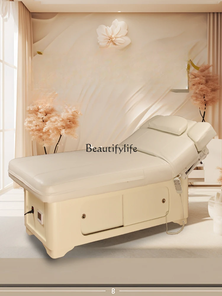 Electric Beauty Bed Beauty Salon Special Lifting High-End Solid Wood