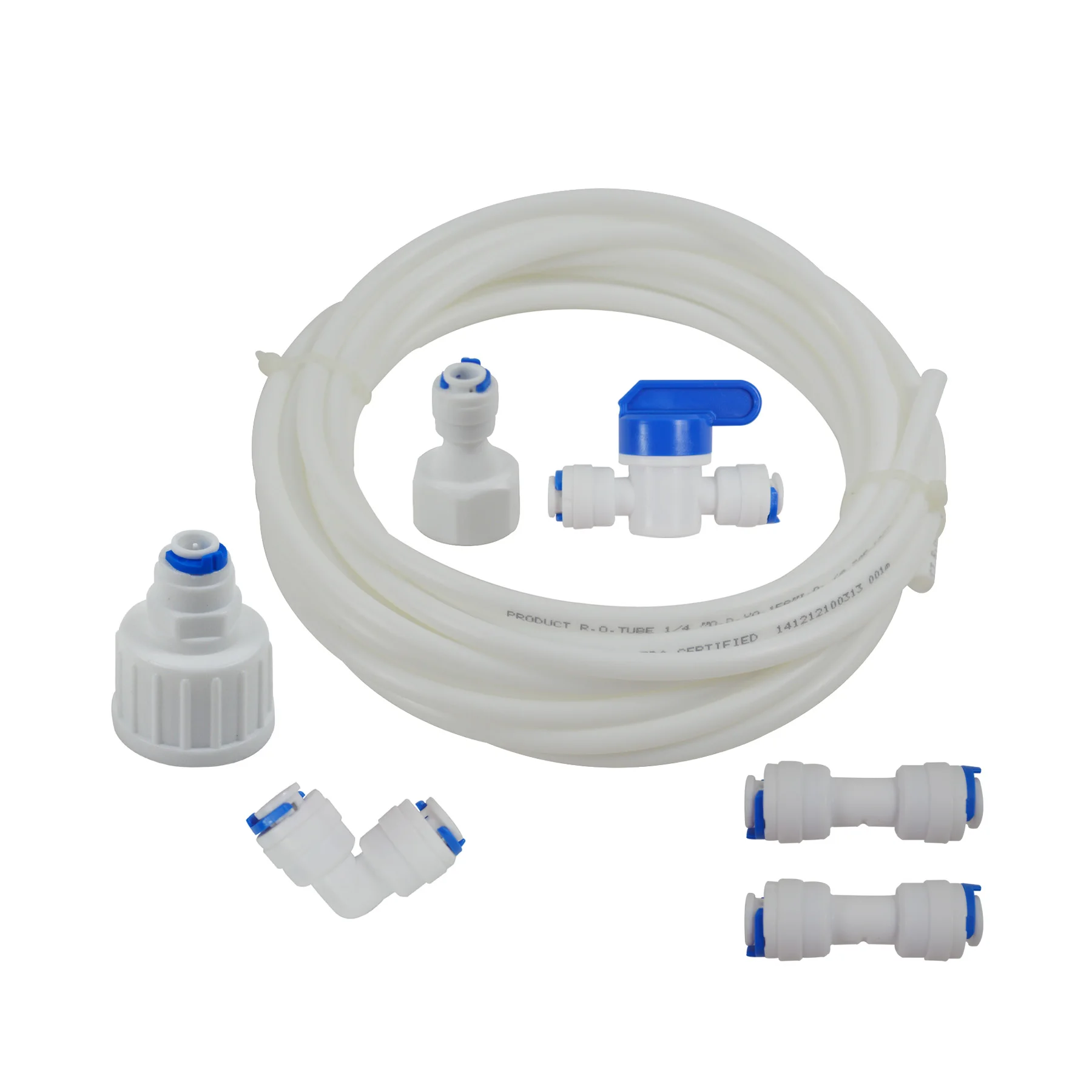 Hose Connection Kit with 5 meters 1/4 ldpe water tubing American Style  Fridge Freezers, fits