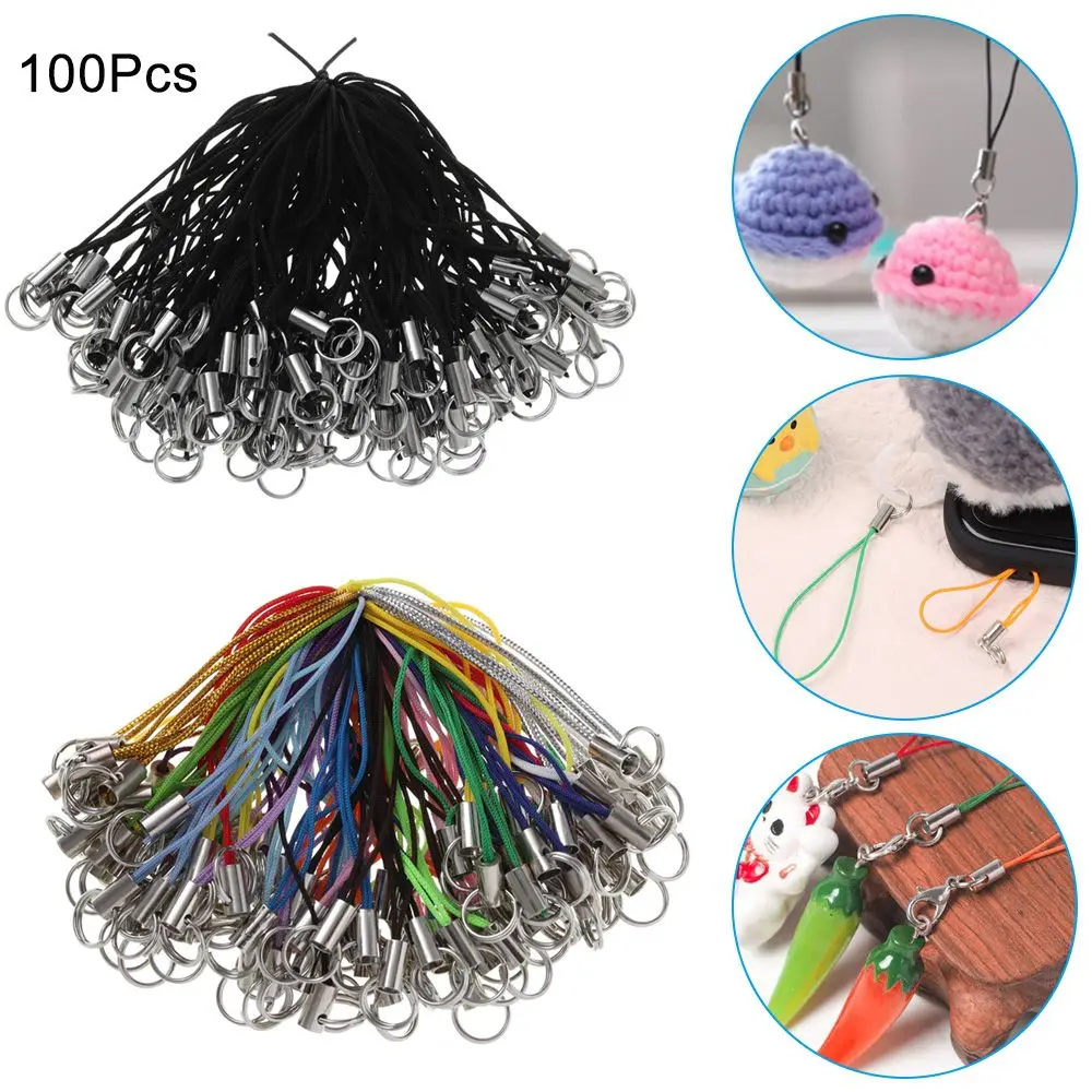 MobileLariatLanyardHandmadeCellphoneCharmCordsToysPendantClips