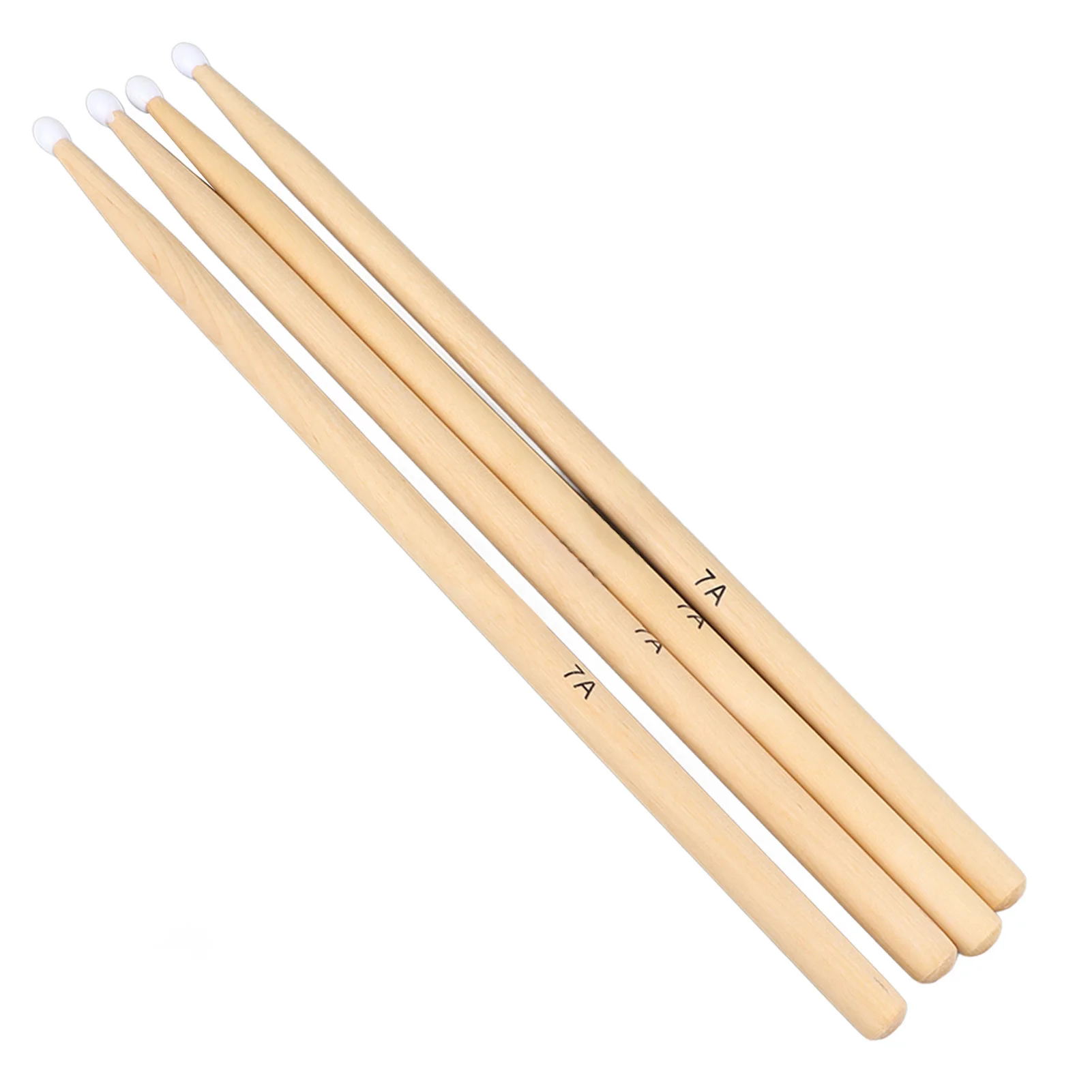 Drum Sticks 2 Pairs Maple Wood 7A Nylon Tip Drumsticks Percussion Instrument Accessories drum sticks drum percussion accessories drum accessories