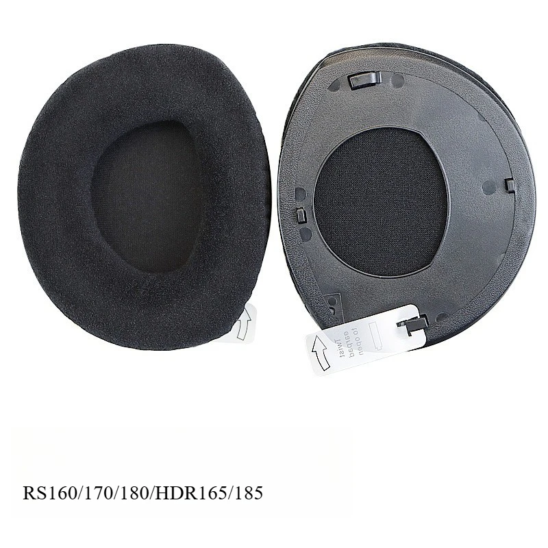 Replacement EarPads With Plastic Hooks for Sennheiser RS195/185/175 RS165 RS160 RS170 RS180 HDR165/185 Cushion Cover Ear pads