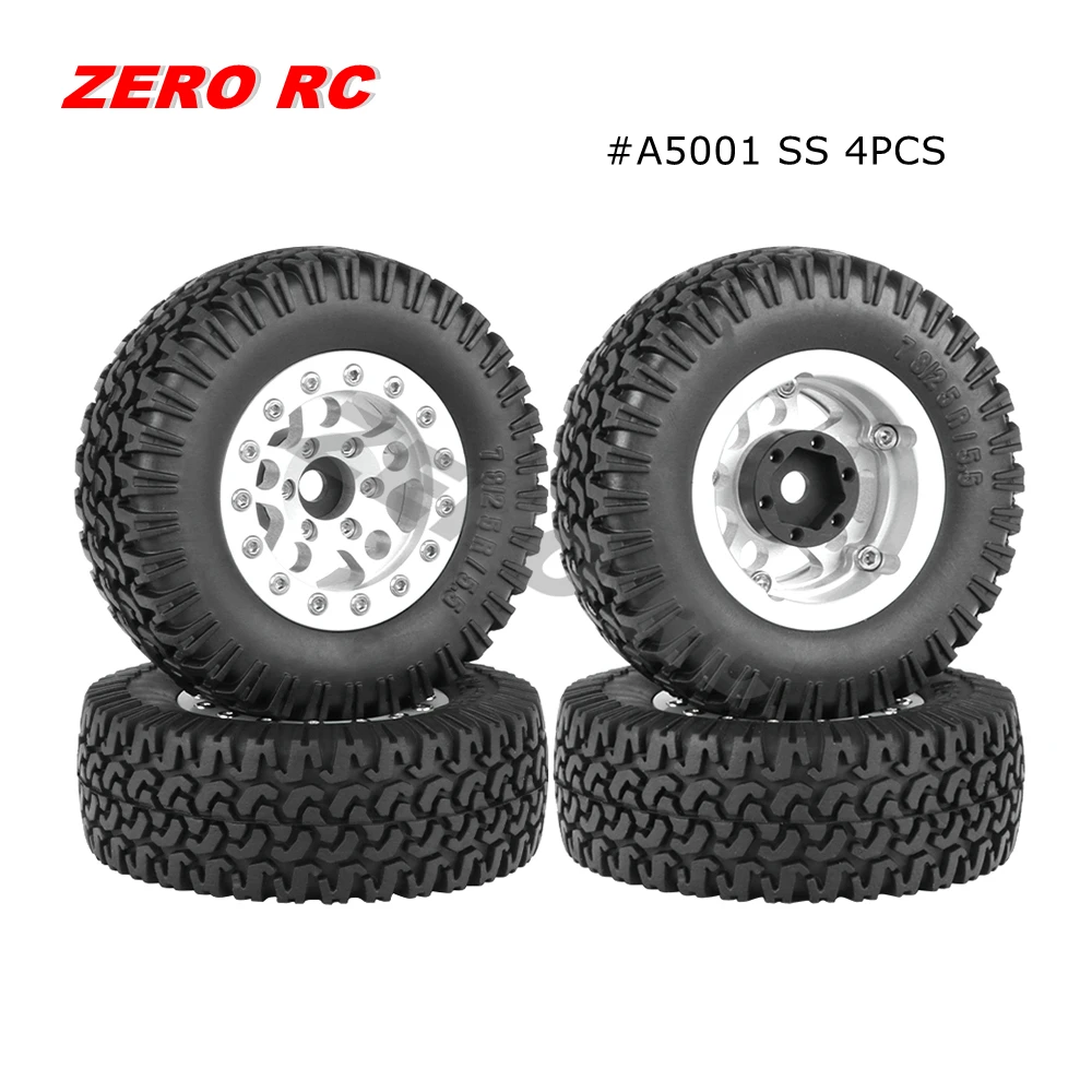 組み立てられた金属タイヤ,1.55 1/10インチホイール76mm,1/12 rc