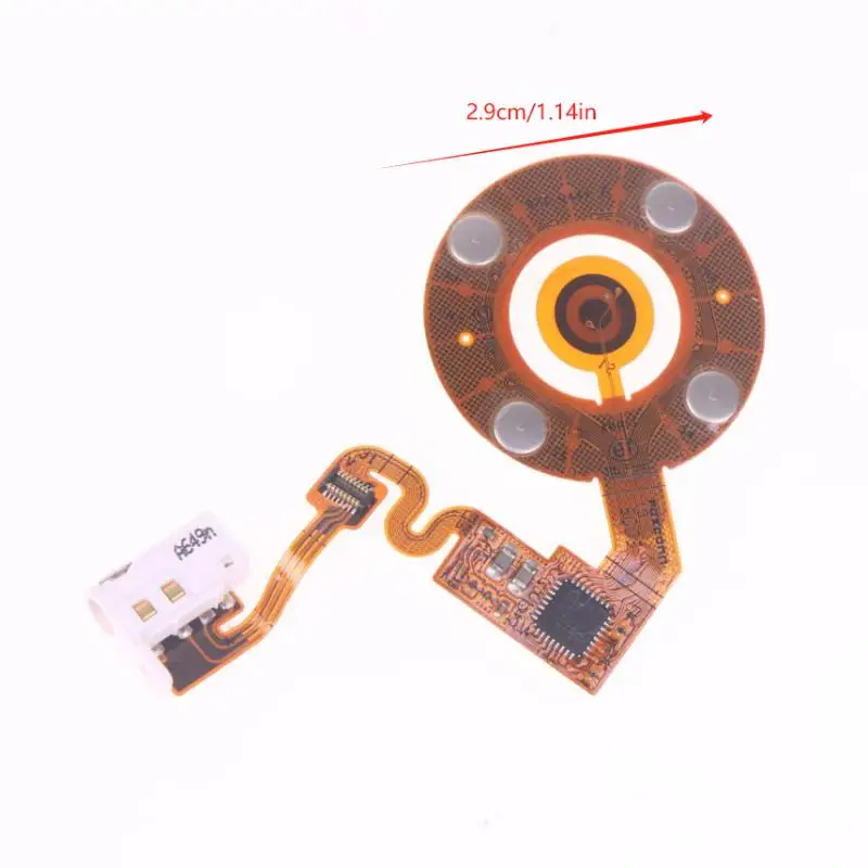 1pc Click Wheel With Flex Cable Ribbon For IPod Nano 2 2nd 3 3rd 5 5th Accessories