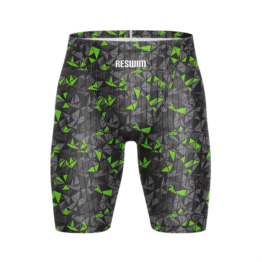 New Surf Swim Jammer Swimsuit Shorts Men's Swimming Trunks Athletic Training Swimwear GYM Lycra Quick Dry Beach Jammers Swimsuit
