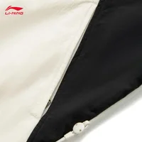 LI-NING BADFIVE hommes crème solaire ample sport coupe-vent à la mode décontracté manteau à glissière AFDV127 6