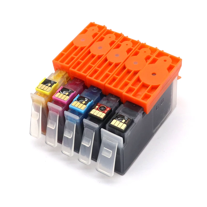 Cartucho de Tinta para Canon Pixma Mg5750 Mg5751 Mg5752 Mg6850 Mg6851 Mg6852 Ts6050 Ts5050 5051 Pcs 570 571 Pgi570 20 Cli-571 - Imagem 6