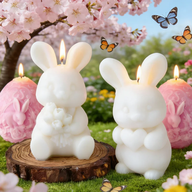 3D Rabbit Egg Silicone Mold 2