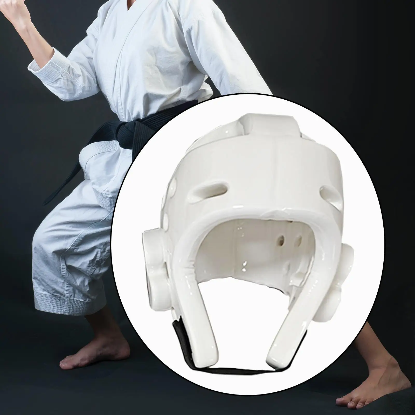 Karate Headgear Portable Practical Boxing Helmet Boxing Headgear for Taekwondo Grappling Martial Arts Sparring Kickboxing Karate Headgear Portable Practical Boxing Helmet Boxing Headgear for Taekwondo Grappling Martial Arts Sparring Kickboxing