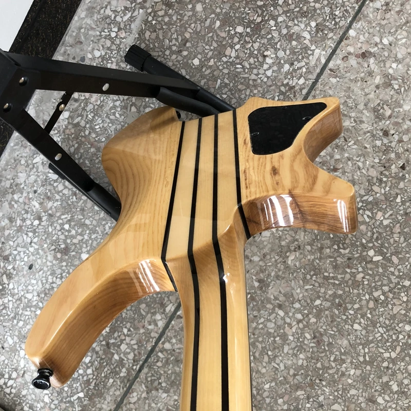 Flame Maple Skin Electric Guitar 6 Strings Guitar 39 Inch Solid Okoume