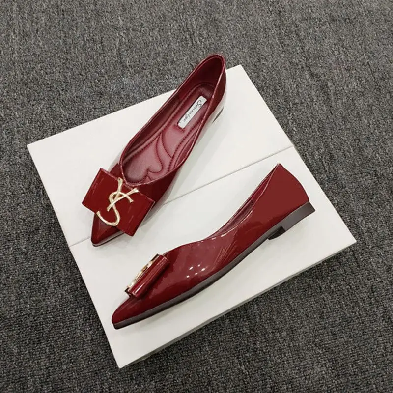 Flats Shoes Women New Spring Autumn Pointed Korean Flat Soft  Chaussure Femme  Zapatos De Verano Mujer 2023 Loafers Woman Shoes 3