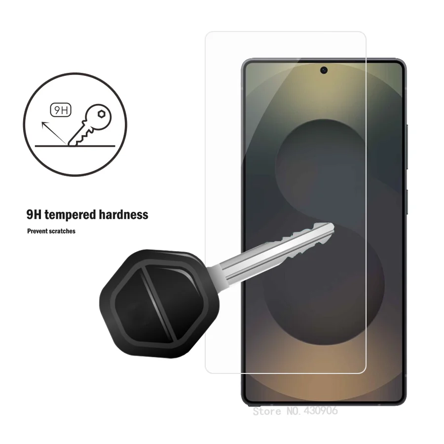3-Pack High-Quality Transparent Tempered Glass Screen Protector - Ultra Clear & Durable