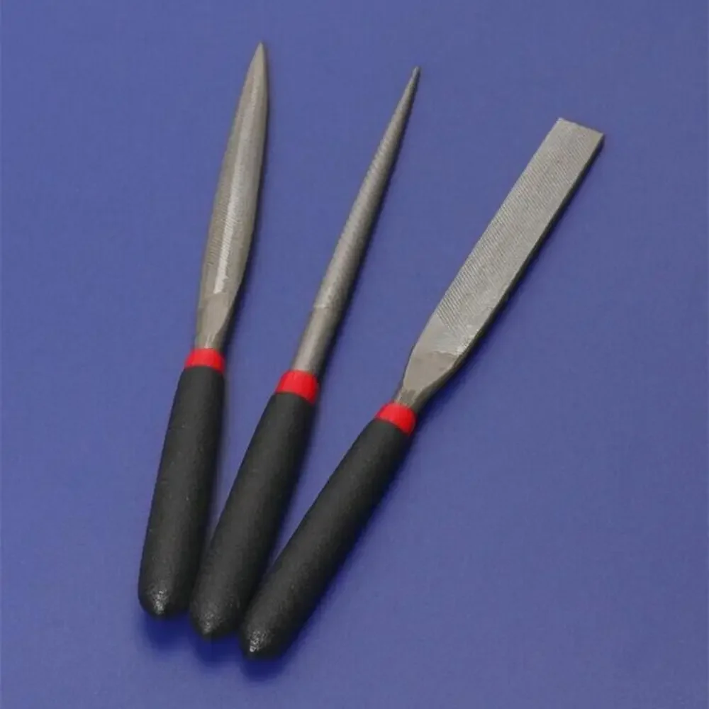Precision Needle Flat File Set - Small Steel Hand Tools for Woodworking & Metalwork