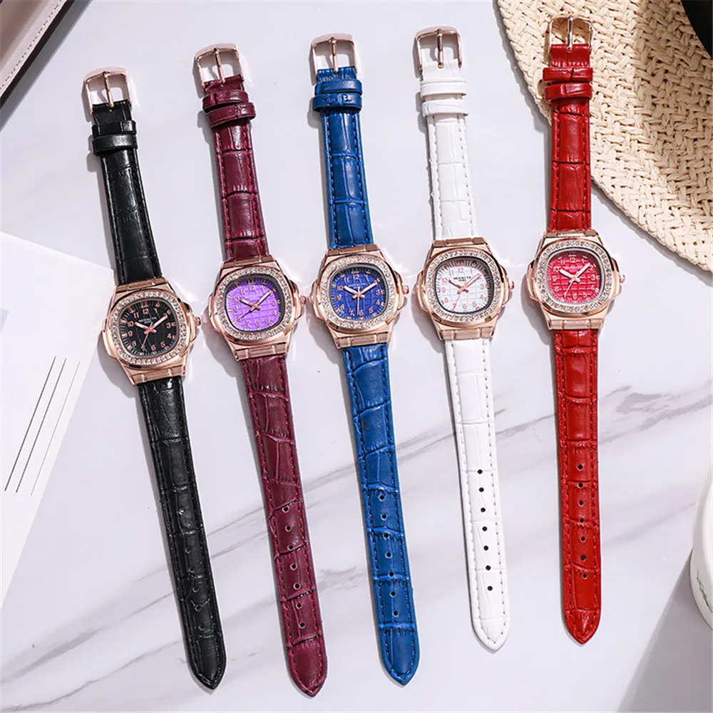 Ladies Watches With White Leather Straps