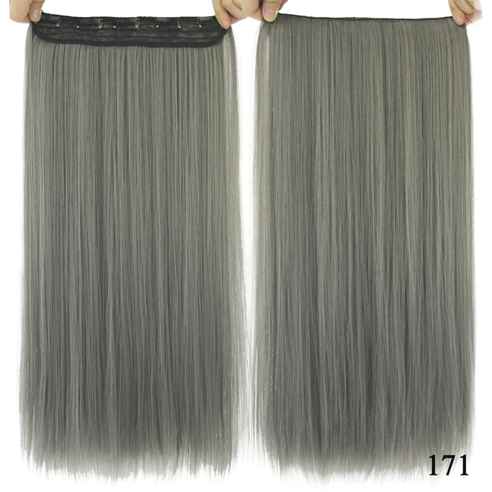 Extension capelli sintetici mossi con clip per donna_voghion.com