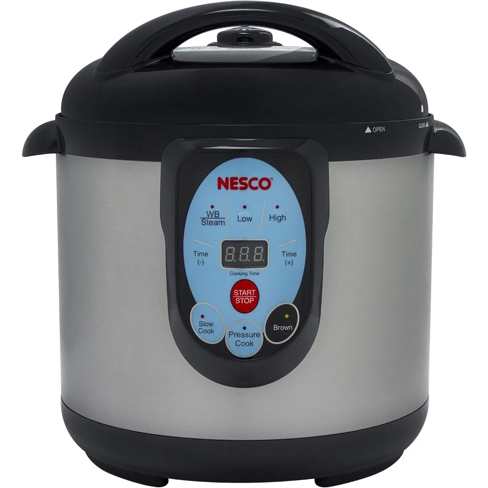 NPC-9 Smart Electric Pressure Cooker and Canner, 9.5 Quart, Stainless Steel