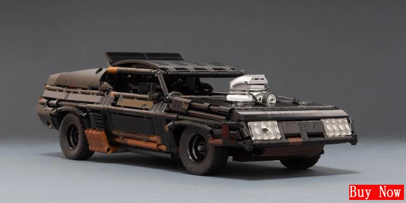 Movie Mad-Max Technical Car RC Black Interceptor Muscle Supercar